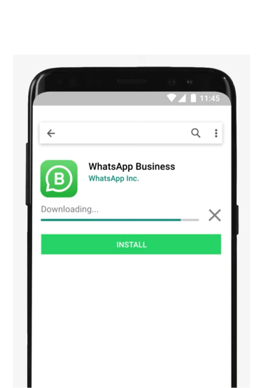 Download the WhatsApp Business App: